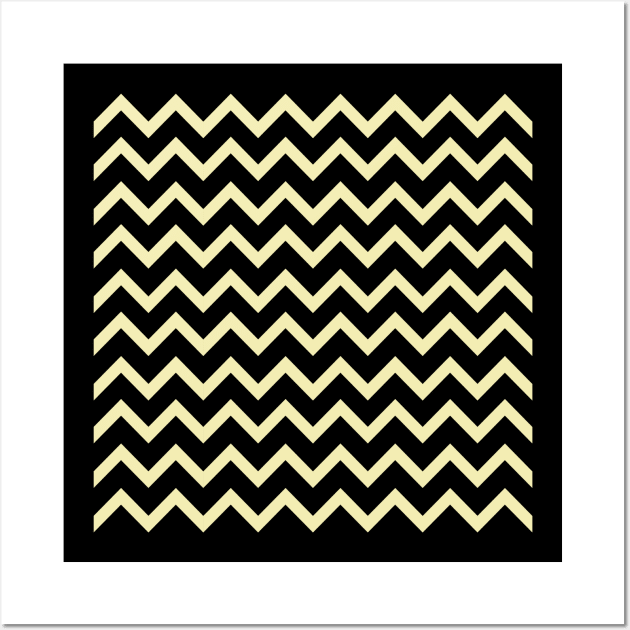 Geometrical Zigzag Pattern Wall Art by Patternos